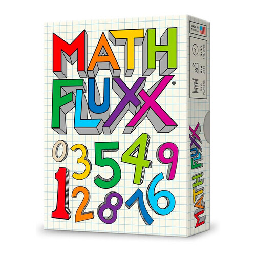 Looney Labs Math Fluxx Kids/Family Number Board Game 8y+