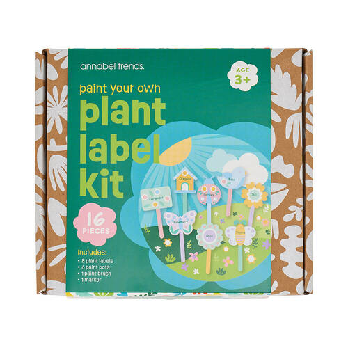 16pc Annabel Trends Kids Plant Label Craft Kit 3y+