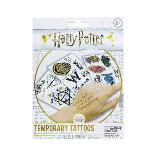 Harry Potter Temporary Tattoos Kids/Children Body Art 8y+