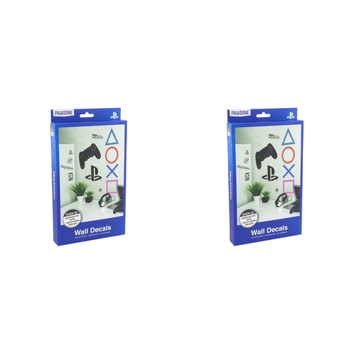 2PK Sony Playstation Wall Decals 4-Sheets Vinyl Stickers Set