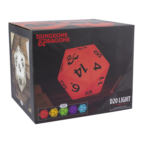 Dungeons & Dragons D20 Colour Changing Mood Light 18cm