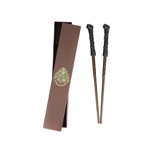 2pc Harry Potter Wand Chopsticks in Box 23cm - Brown