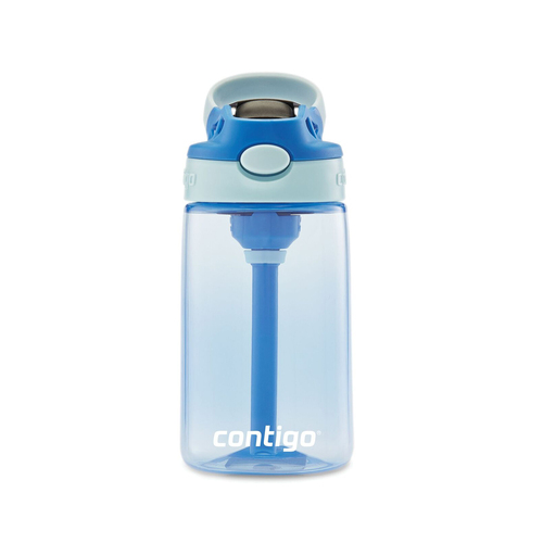 Contigo Kids Autospout 414ml Water Bottle Straw Blue