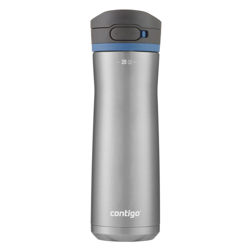 Contigo Jackson Chill Autopop 591ml Water Bottle Silver