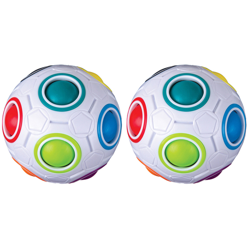 2PK Duncan Color Shift Brain Teaser Puzzle Ball Kids Educational Toy 5y+