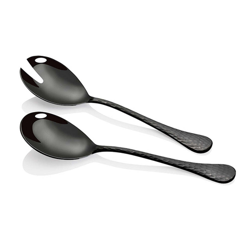 2pc Stanley Rogers Bolero Salad Servers Set Stainless Steel Onyx