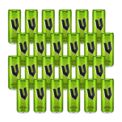 24PK V 250ml Can Original Energy Drink w/ Vitamin B Beverage