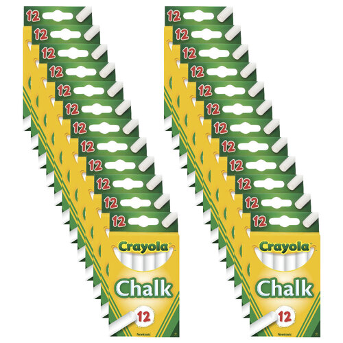 288pc Crayola Chalk Sticks - White