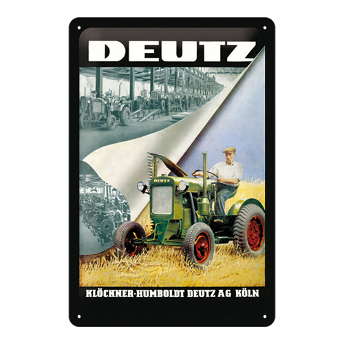 Nostalgic Art Medium Metal Sign Décor Deutz 20x30cm