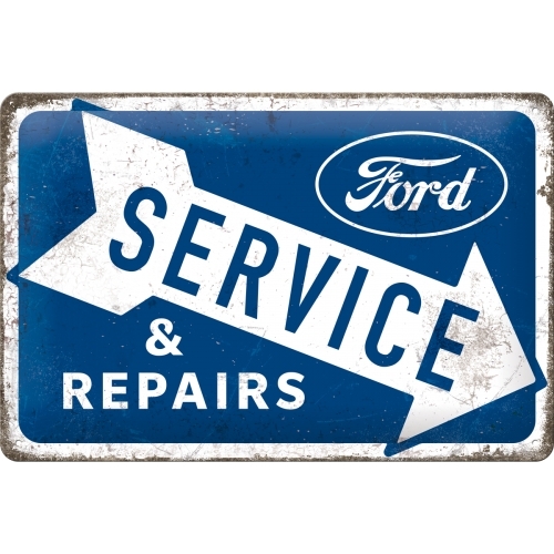 Nostalgic Art Ford Service & Repairs 20x30cm Medium Metal Tin Sign