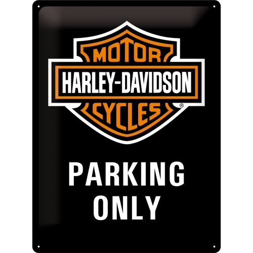 Nostalgic Art Harley-Davidson Parking Only 30x40cm Large Metal Tin Sign