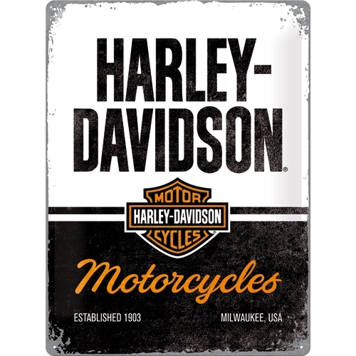 Nostalgic Art Harley-Davidson Motorcycles 30x40cm Large Metal Tin Sign