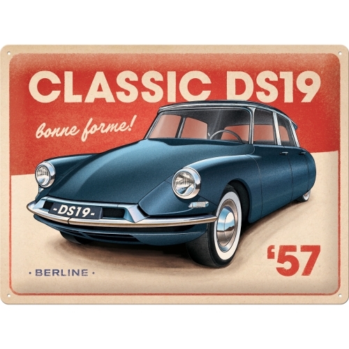 Nostalgic Art Large Sign 30x40cm Classic DS19 Berline