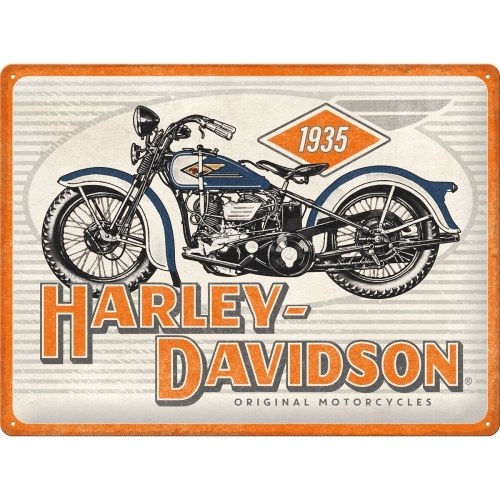 Nostalgic Art Large Sign 30x40cm Harley-Davidson Motorcycles 1935