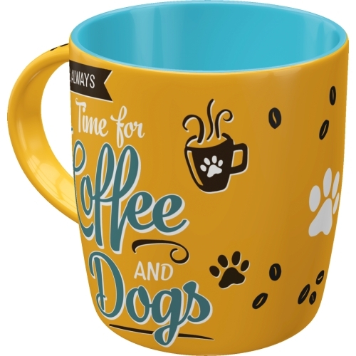 Nostalgic Art Coffee And Dogs Coffee/Tea Drink Cup 330ml Ceramic Mug