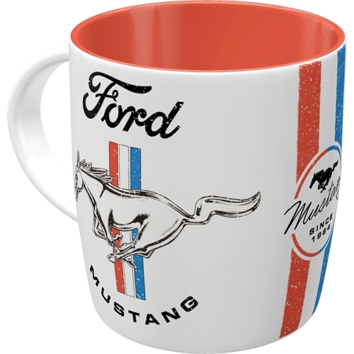 Nostalgic Art Ford Mustang Coffee/Tea Drink Cup 330ml Ceramic Mug