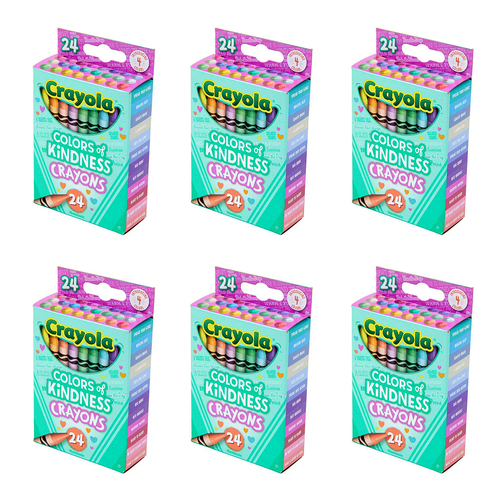 144pc Crayola Colors Of Kindness Crayons 3y+