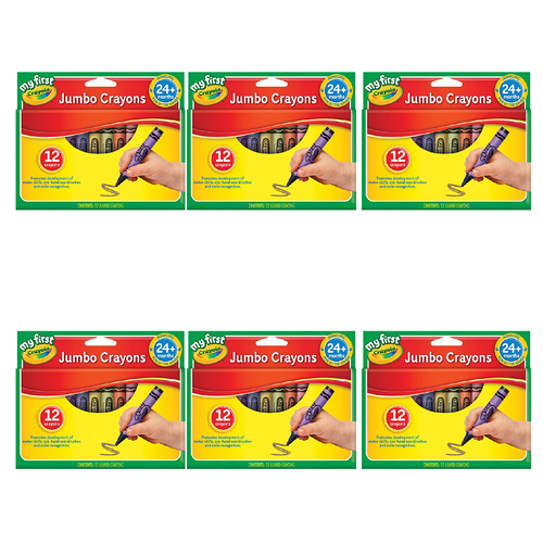 72pc Crayola My First Crayola Non-Toxic Jumbo Crayons For Kids 2+