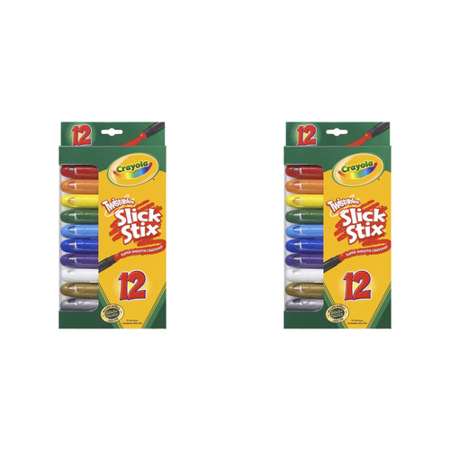 24pc Crayola Kids/Childrens Creative Slick Stix Crayons 36m+