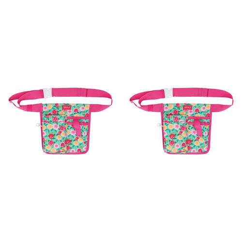 2PK Annabel Trends Sprout Half Waist Garden Tool Belt - Camellias Mint