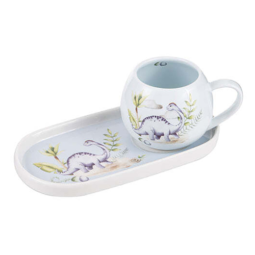 Ashdene Dino Land Mug & Plate Set