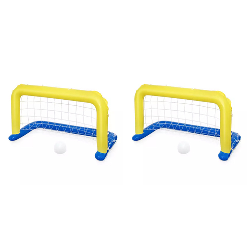 2PK Bestway 1.42m Inflatable Goal Net Set w/ Ball Kids/Children Pool Toy 3y+