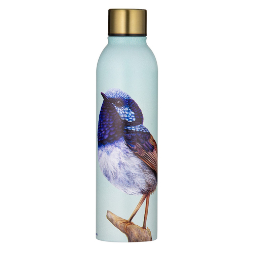 Ashdene Stainless Steel 500ml Modern Birds Wren Drink Bottle