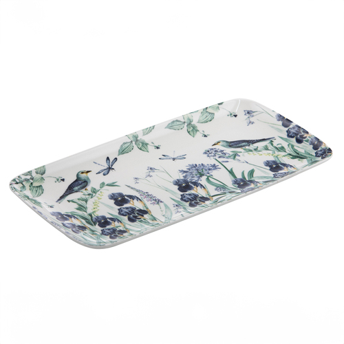 Ashdene Iris Garden Rectangle Fine Bone China Platter