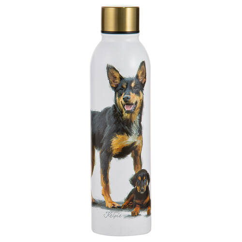 Ashdene Puppy Love Kelpie Water Drink Bottle 24.5cm