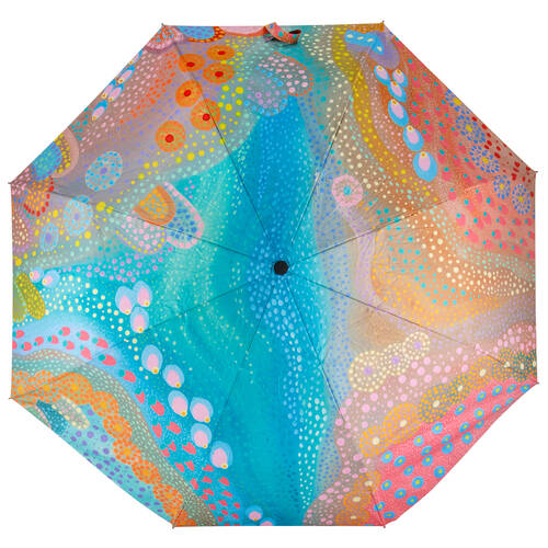 Ashdene Koort Boodja On The Go Travel Womens Umbrella 31x7cm - Heart Country