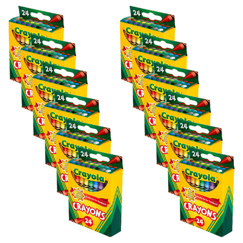 288pc Crayola Crayon Tuck Box 3+