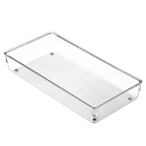 iDesign Linus 30.5x15.2cm Drawer Organiser Storage - Clear