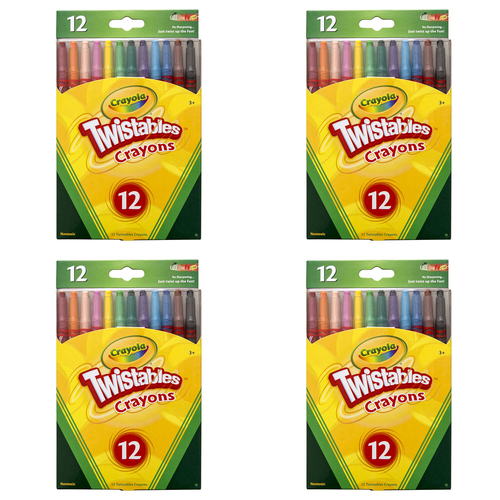 48pc Crayola Twistables Crayons Kids 3y+