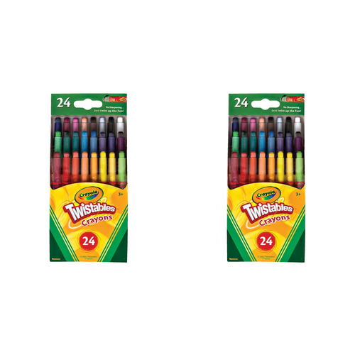 48pc Crayola Mini Twistables Crayons Kids 3y+