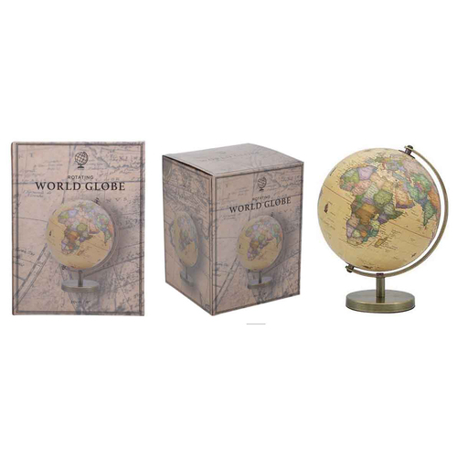 Gibson Gifts Antique World Globe Home Display Decor 20x15cm