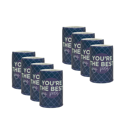 8PK Annabel Trends Drink Can Cooler Stubby 7x10.5cm - You're the Best by Par