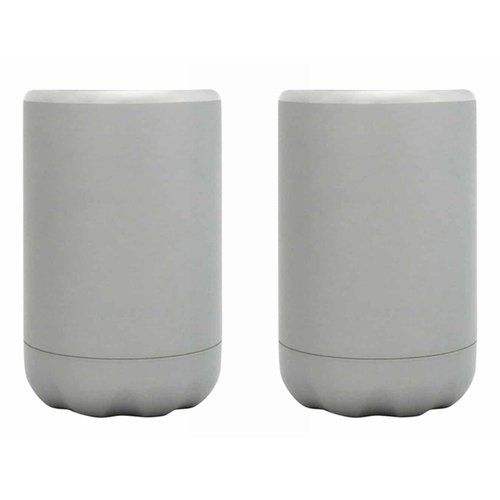 2PK Annabel Trends 12cm Stainless Steel Can Cooler - Titanium