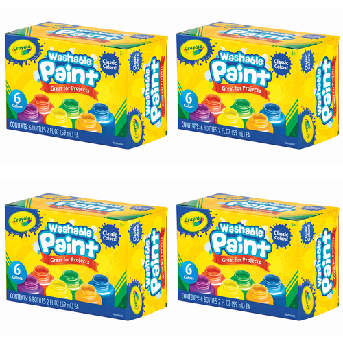 24pc Crayola Washable Paint 3+