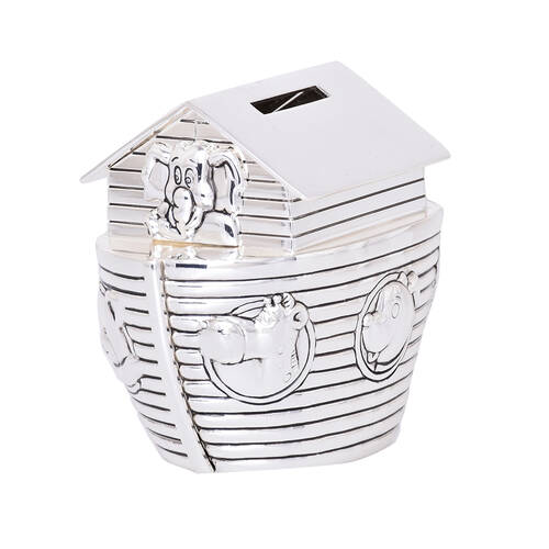 Gibson Gifts Silver Noah's Ark Moneybank Baby/Infant Gift Keepsake