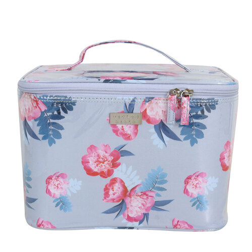 Wicked Sista Peony Blooms Women's Beauty Case Large