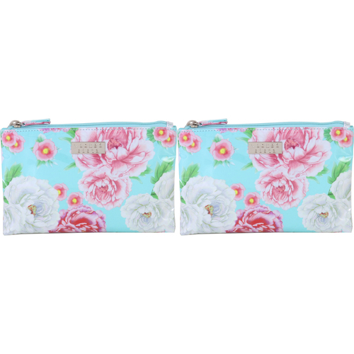 2PK Wicked Sista Sienna Fleur Women's Flat Purse Large