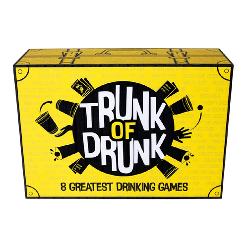 Gutter Games Trunk of Drunk 8 Greatest Drinking Games Adult 18y+