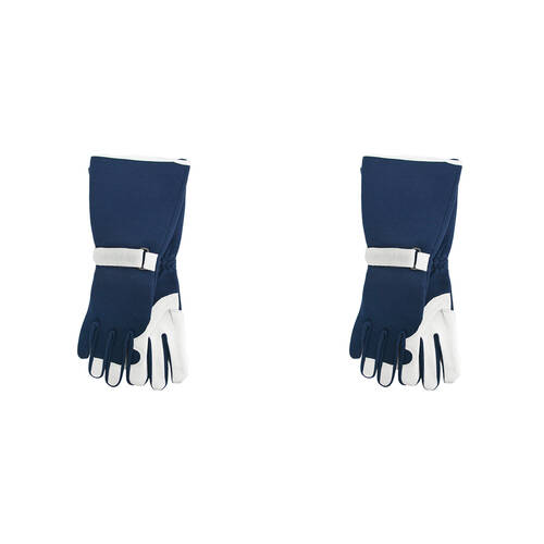 4pc Annabel Trends Second Skin Long Sleeve Sprout Garden Gloves - Navy