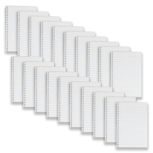 20pc Spirax 564 Notebook 7mm Ruled 80-Pages - Yellow