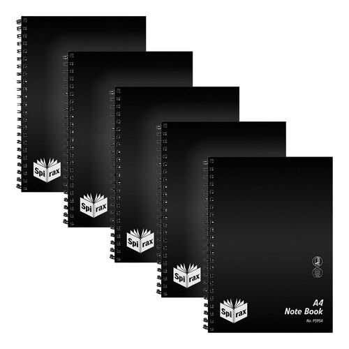 5pc Spirax P595a A4 Spiral Writing Notebook 240-Pages