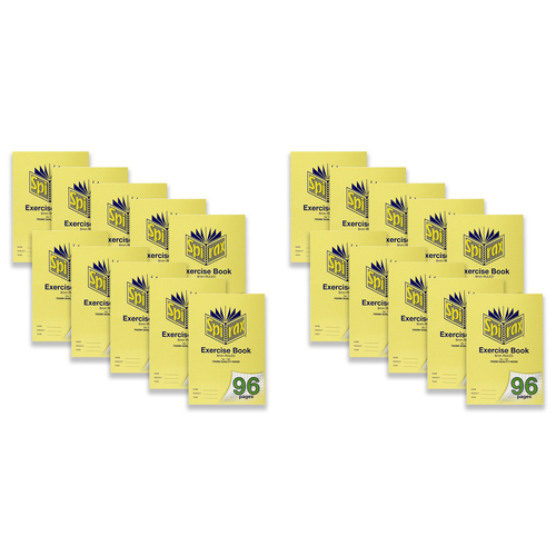 2PK 10pc Spirax 192 Exercise Book 225x175 8mm Ruled 96-Pages 70GSM Paper