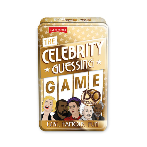 Tinned Lagoon The Celebrity Guessing Game Activity Toy  8+