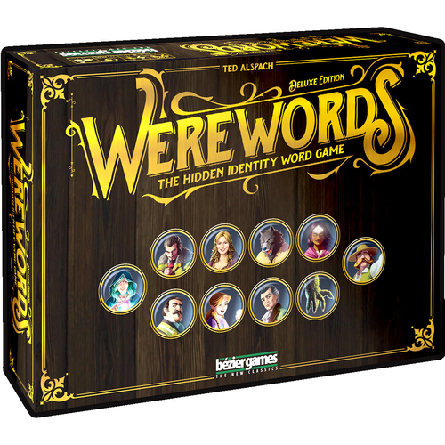 Bezier Games Werewords Deluxe Tabletop Party Board Game