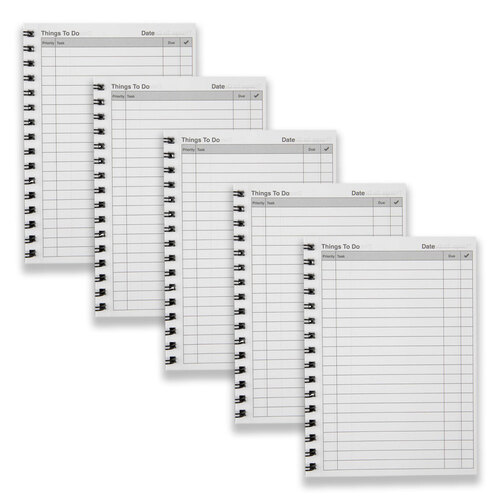 5pc Spirax 701 Organiser Range Things to-Do Notebook 96-Pages