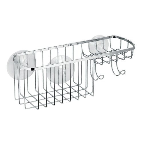 iDesign Gia 26.5cm Stainless Steel Combo Suction Basket